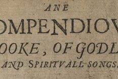 Title page of 'Ane Compendious Book of Godly and Spiritual Sangs'